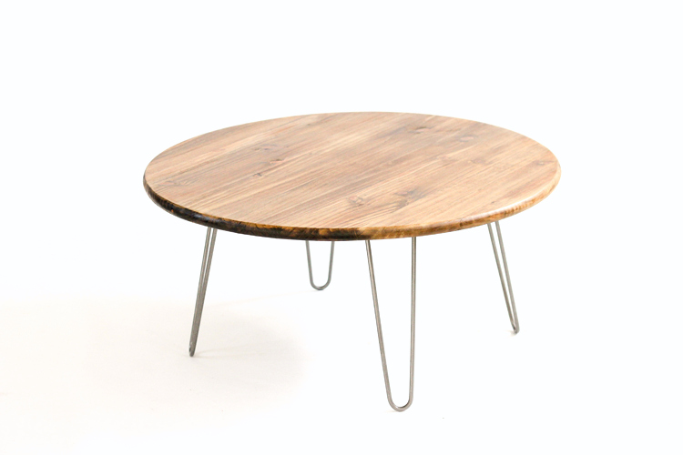 DIY: Hairpin Leg Round Coffee Table
