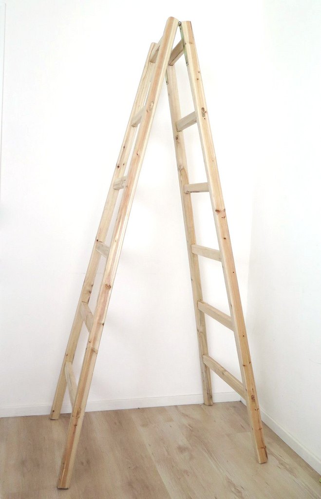 DIY: Ladder Shelves