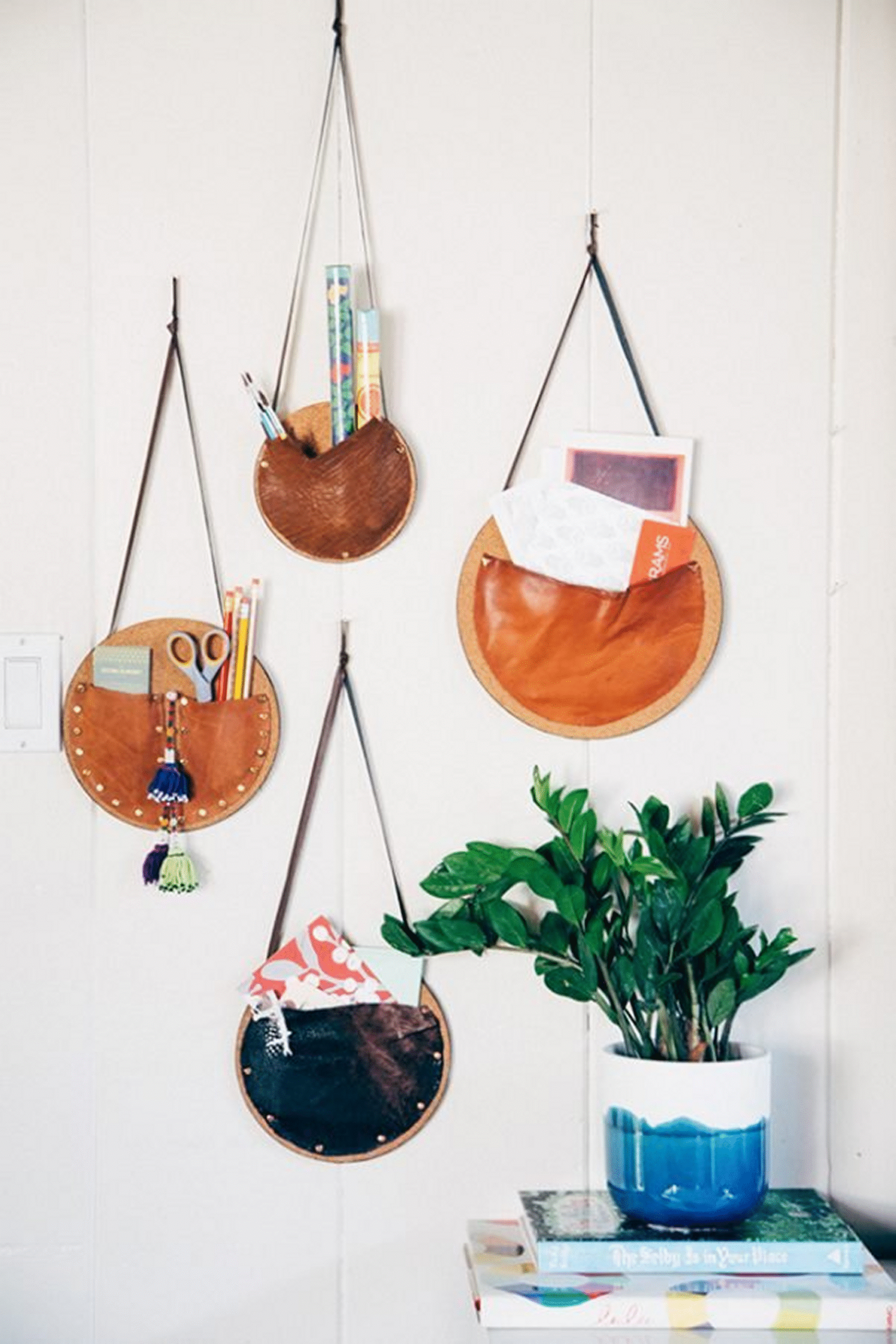 DIY: Catch-All Wall Pockets