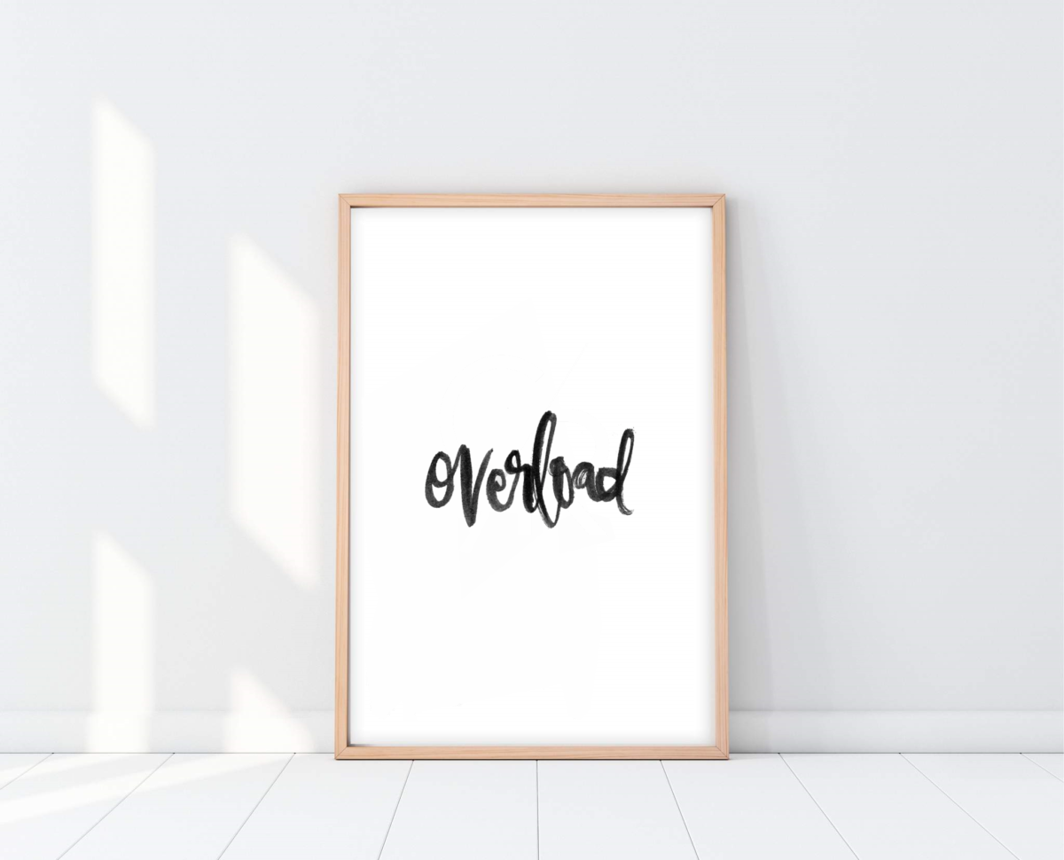 'Overload' Typography Print